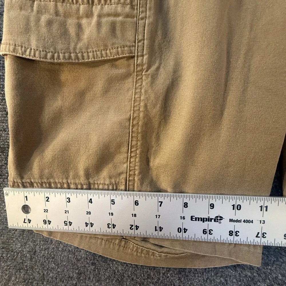 Tommy Bahama Cargo Shorts Mens 35 Khaki Tan Stretch Tencel Cotton Casual - Picture 9 of 14